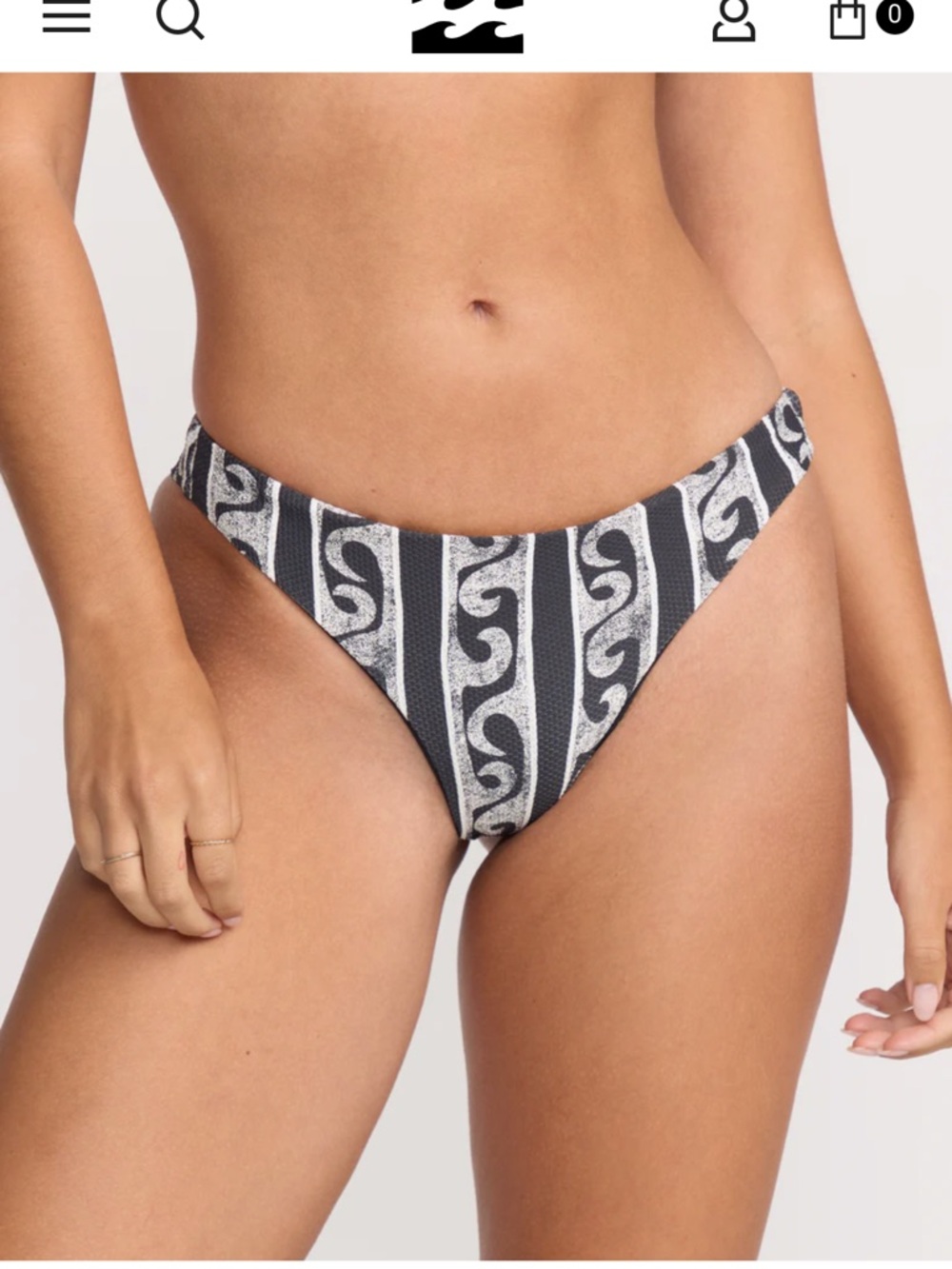 Wave Watcher Tanga Bikini Bottom